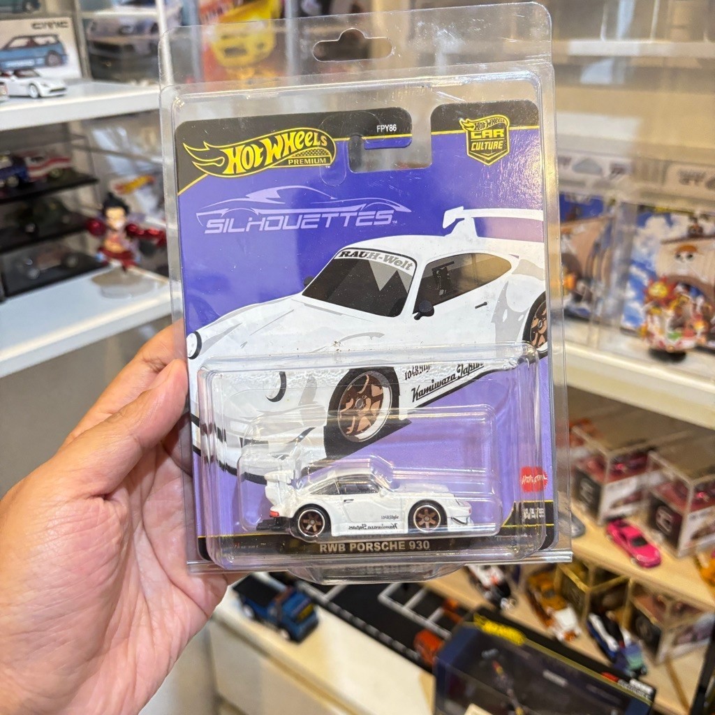 HOTWHEELS PREMIUM PORSCHE RWB 390 SILHOUETTE