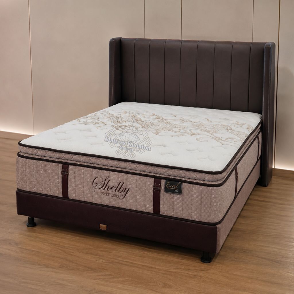 Kangaroo Shelby Pocket Latex Natural Latex 39 Cm | Kasur Springbed Lampung