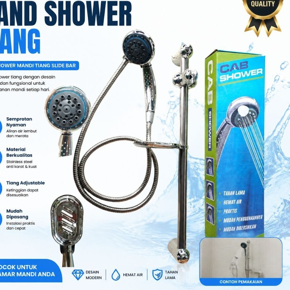 Shower tiang / Hand shower tiang kamar mandi / shower mandi tiang