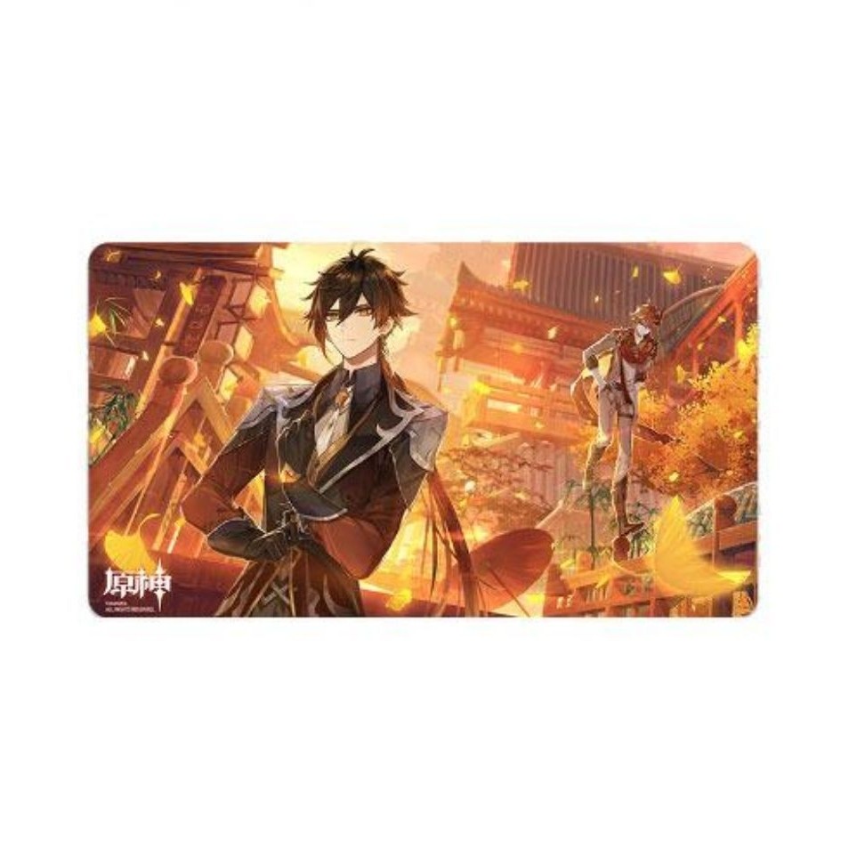 (bekas) mousepad official mihoyo genshin impact zhongli, mousepad genshin impact official mihoyo.