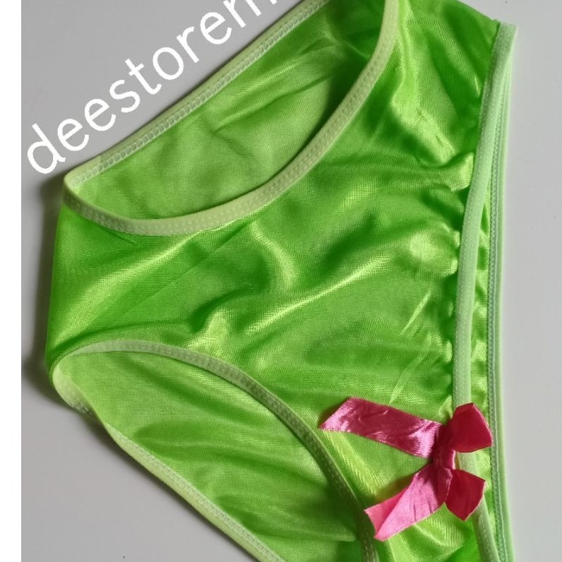 cd silk celana dalam satin hijau