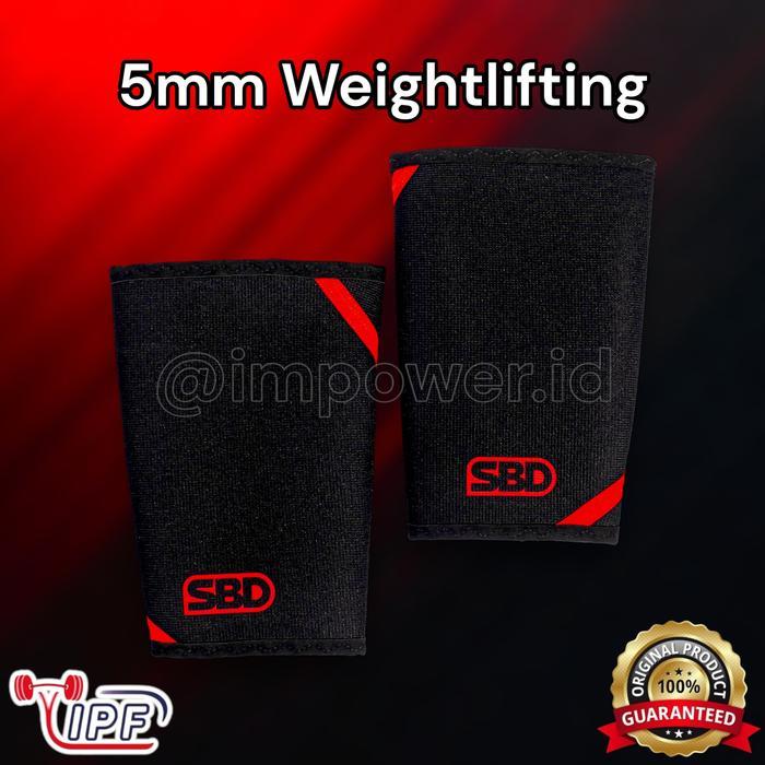 SBD Apparel Weightlifting Knee Sleeves 5mm Neoprene Sleeve Support