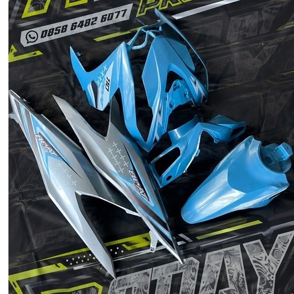 beat deluxe biru dolphin x silver
