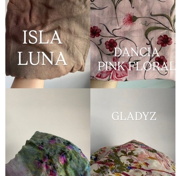 PRELOVED pashmina ISLA DANCIA LUXOR GLADYZ