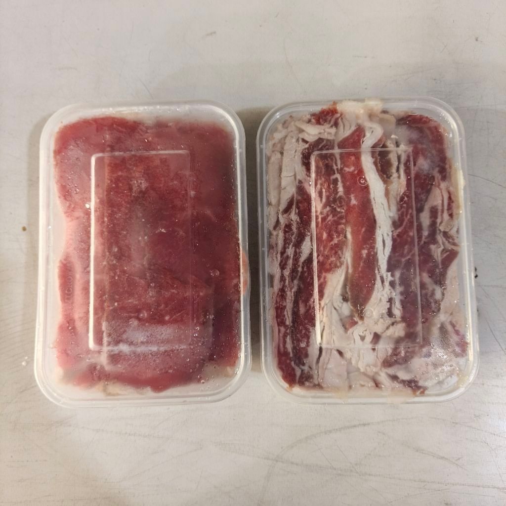 Daging Slice Sapi Segar Berkualitas ,cocok untuk diet sehat, instan frozen food cikarang bekasi