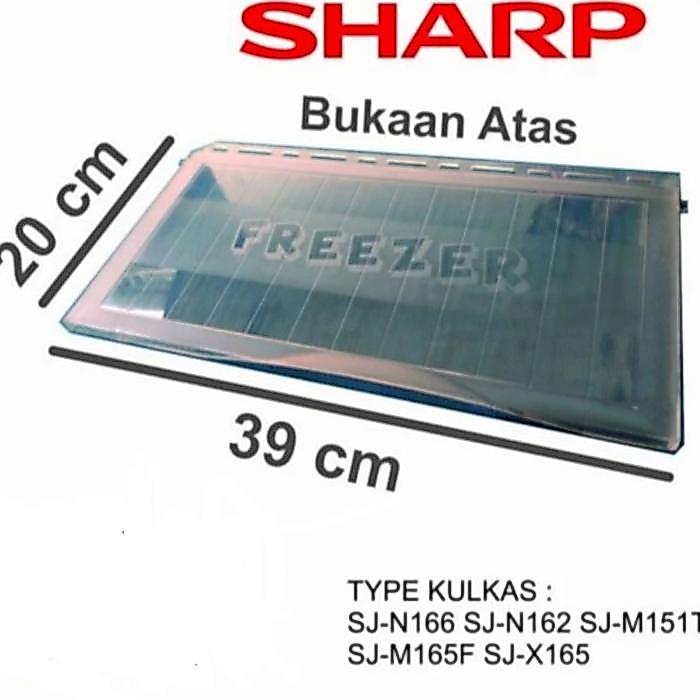 Tutup freezer kulkas Sharp SJ 16 series