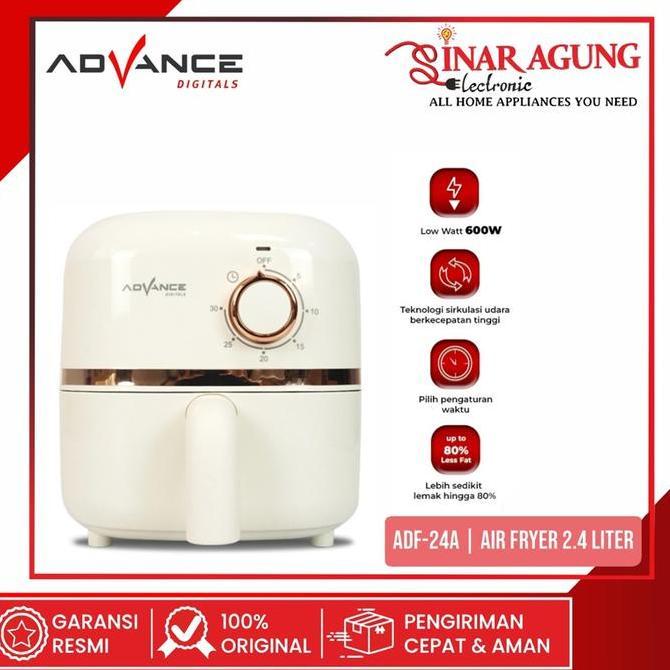 EVAHI ADVANCE ADF-24A / ADF24A ELECTRIC AIR FRYER 2.4 L - GARANSI RESMI