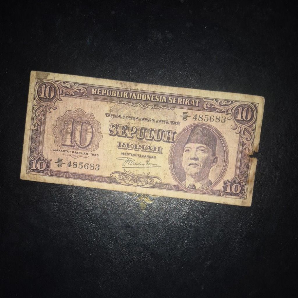 Uang Kuno 10 Rupiah RIS