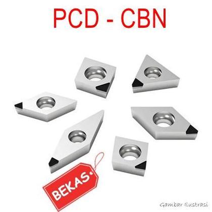 TOPFUF Insert Diamond PCD Pahat Diamond BEKAS Pahat Bubut Alumunium Tembaga