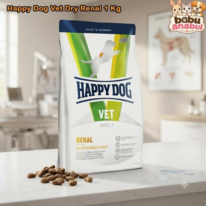 Happy Dog Vet Diet Renal 1kg Untuk Ginjal Anjing - Makanan Anjing Sakit Ginjal