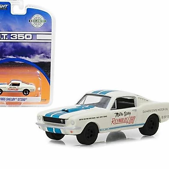 1/64 GREENLIGHT 1965 SHELBY GT350 FORD MUSTANG REYNOLDS DIECAST MOBIL