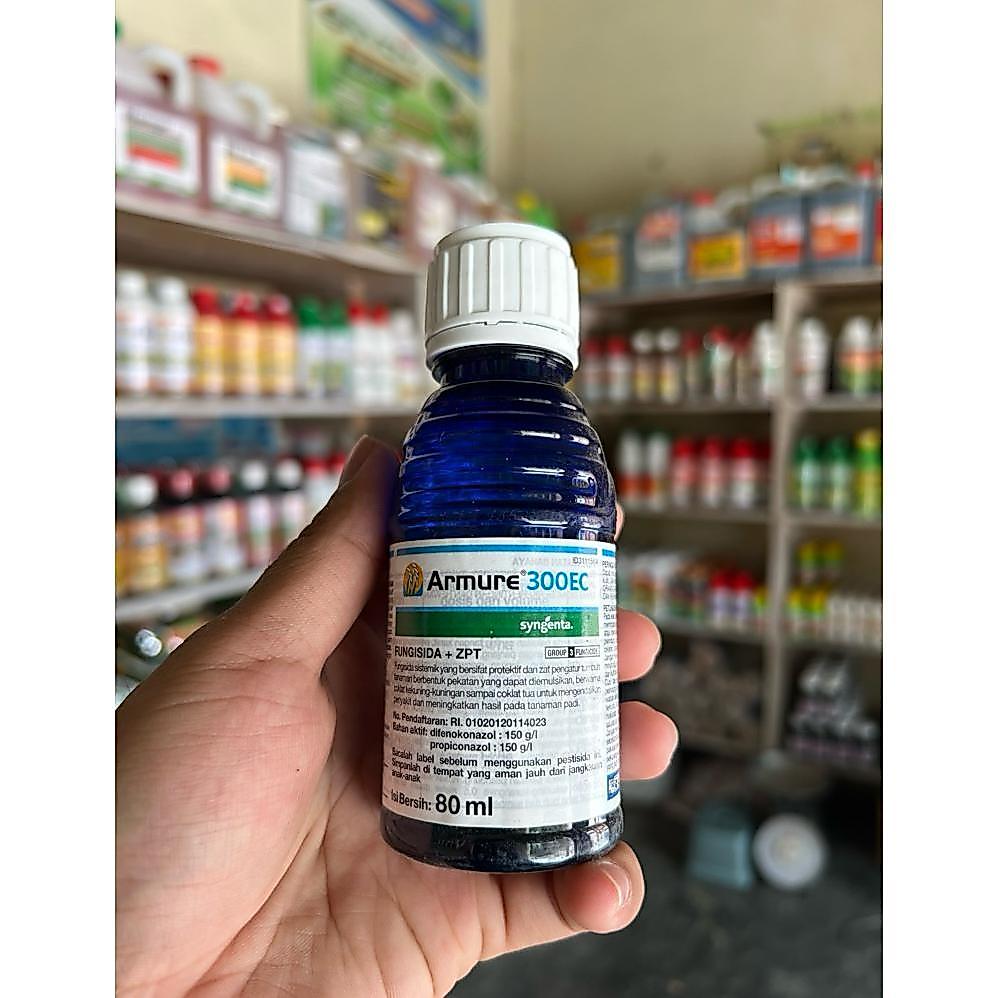 Fungisida + ZPT Armure 300 EC 80 ml - Fungisida Sistemik untuk Pengendalian Sheath Blight pada Padi 