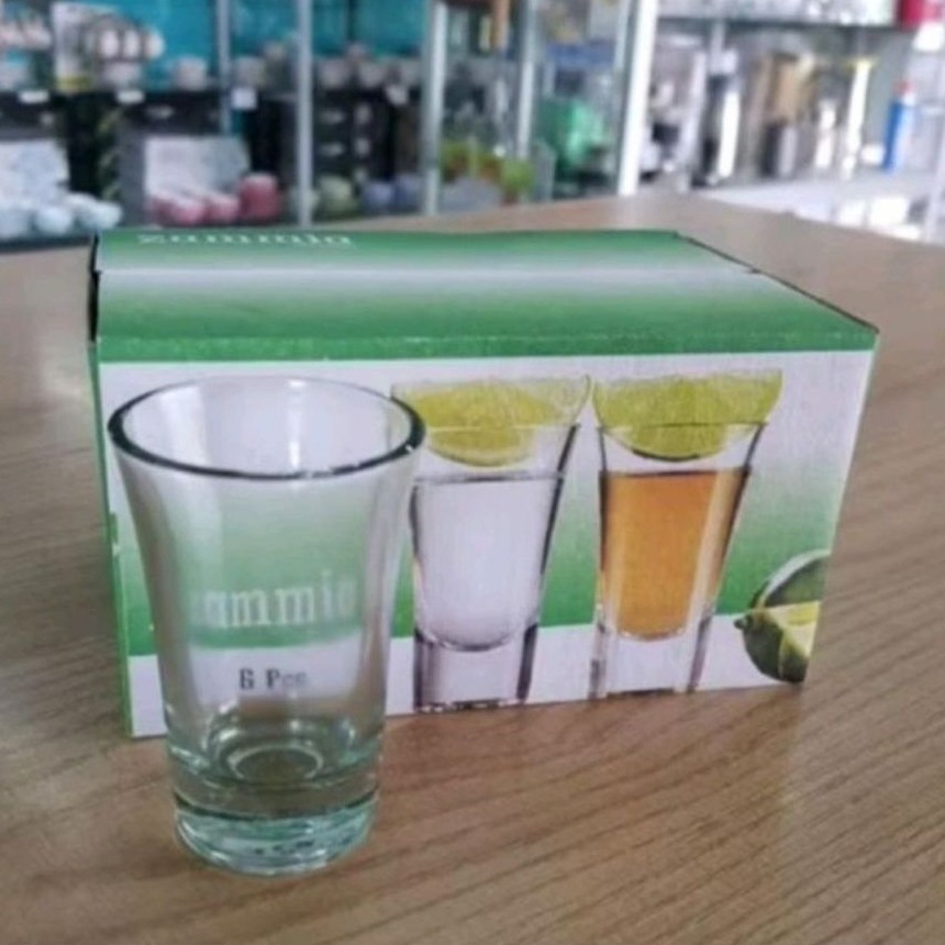 1 Pcs  Gelas Sloki Zammia/ Sloki Mini/ Gelas Kaca
