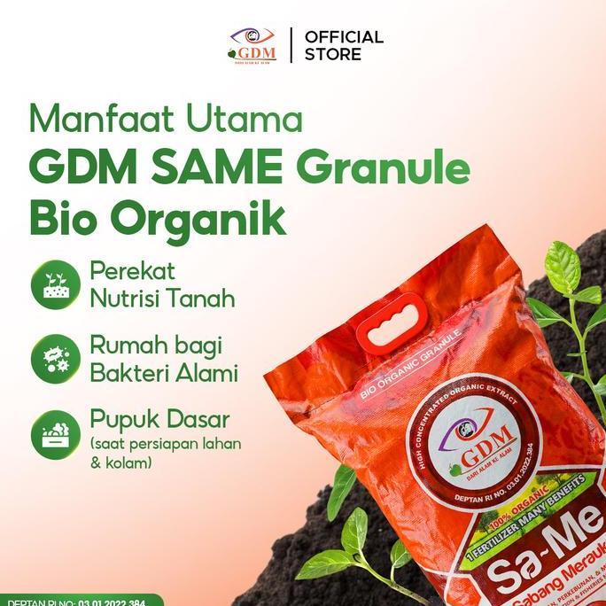 [] Granule Bio Organik GDM SAME Pupuk Padat Tanaman 10kg