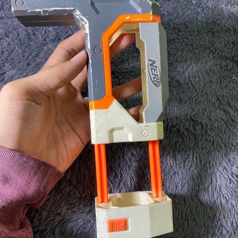 Nerf -N Strike Elite ECS-10 Shoulder Stock Modulus Blaster | Popor Modulus | Bekas Koleksi | Origina