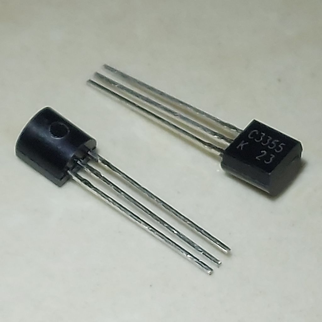 10 Buah 10Pcs C3355 To-92 C3355K 2SC3355-K 2SC 3355 Transistor NPN Silicon Epitaxial RF VHF UHF CATV