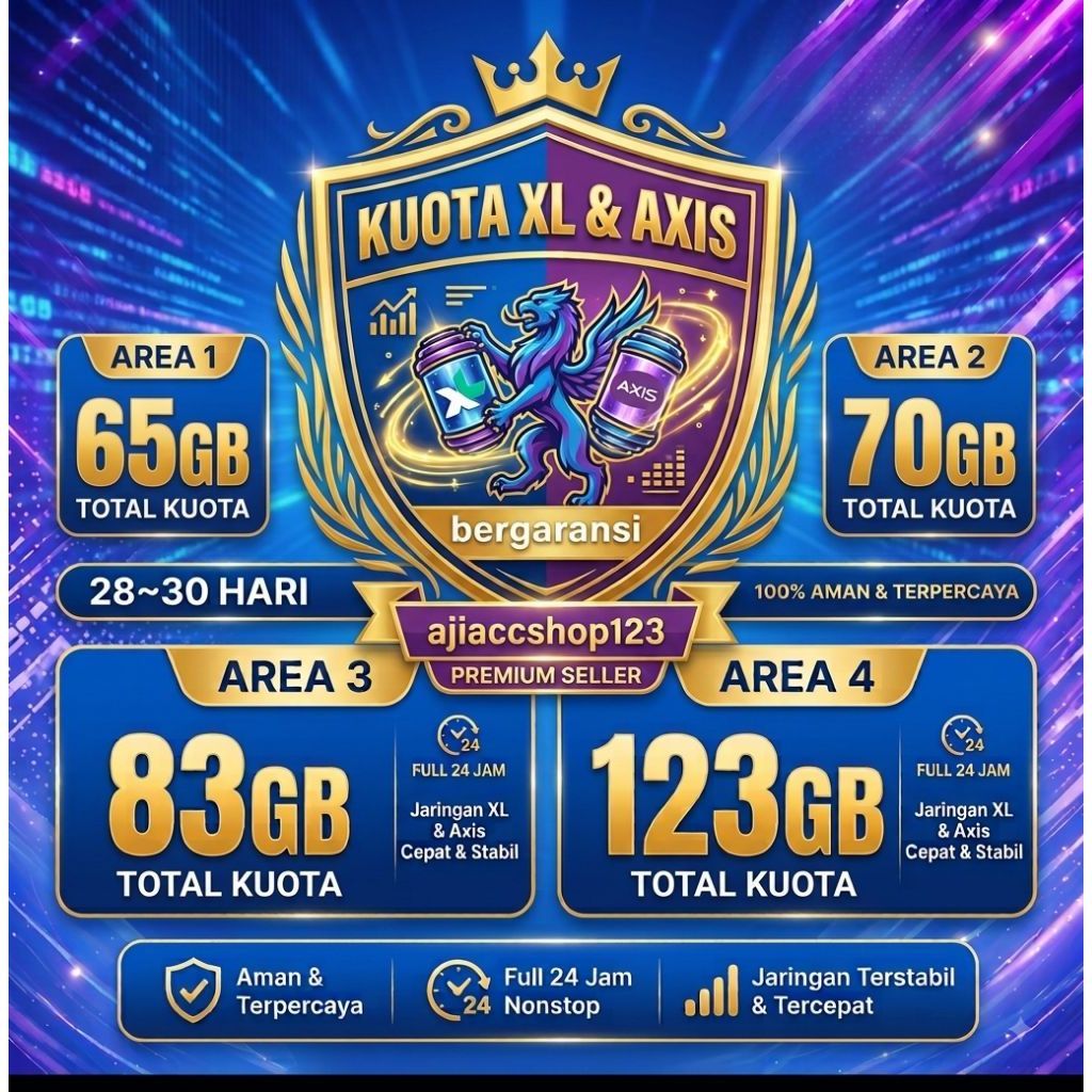 XL Axis Paket Data Kuota Internet Akrab Murah