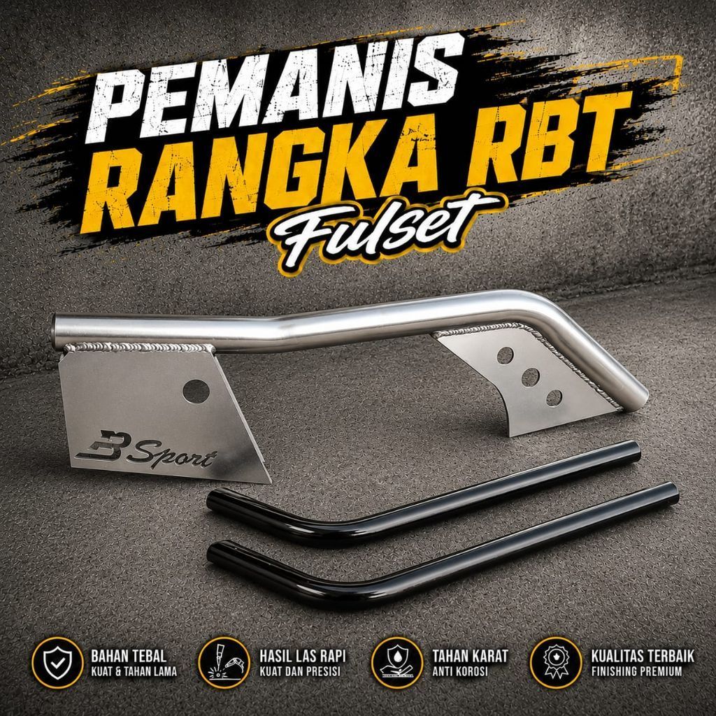 Pemanis Rangka RBT Universal Semua Motor Bebek / Trail / GTX / Bebek Modif Grasstrack Kualitas Terba