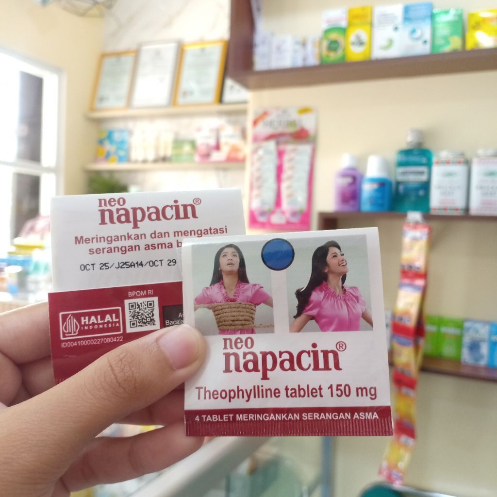 NEO NAPACIN TABLET – OBAT SESAK NAPAS & ASMA