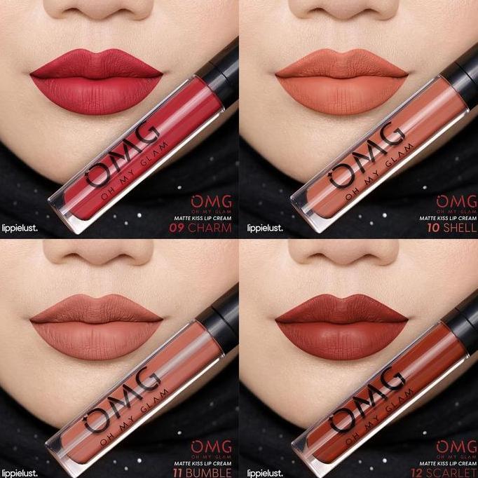 Liplus- Omg Oh My Glam Matte Kiss Lip Cream/Omg Coffee Edition Lip Cream