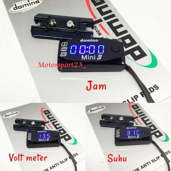 Auto- Voltmeter Dital Aki Voltmeter Mini 3/ 3 In 1 Domino Universal