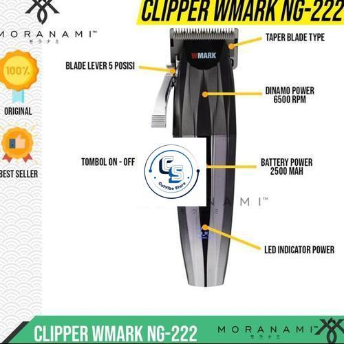 WMARK NG 222 Alat Cukur Rambut Mesin Cukur Rambut Hair Clipper WMARK
