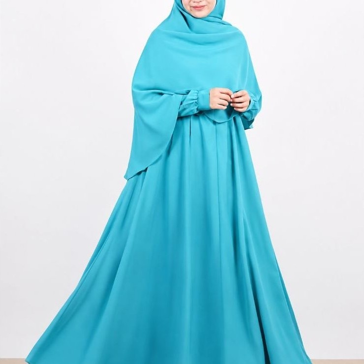 Set Gamis Umroh Khimar Fatimah Hijab Alila