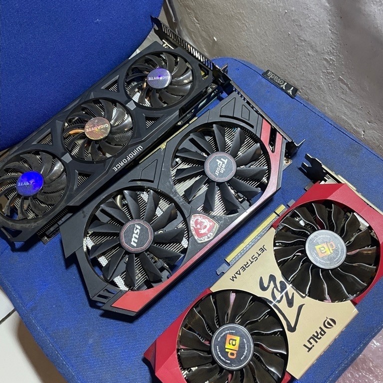 gpu vga minus 3 pcs borongan gtx760 gtx750ti
