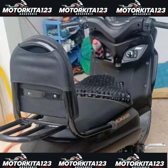 Begel Tempat Sandaran Belakang Jok Terbaru Motor Yamaha Lexi S Lx Abs 155 Mio S Z M3 Gear Soul Xeon 