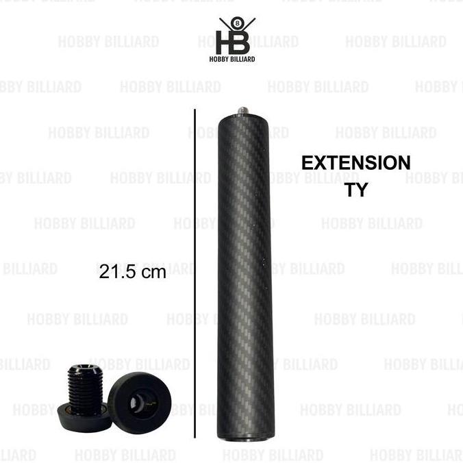 TERBARU - Extension Carbon Fury TY - Stick Billiard