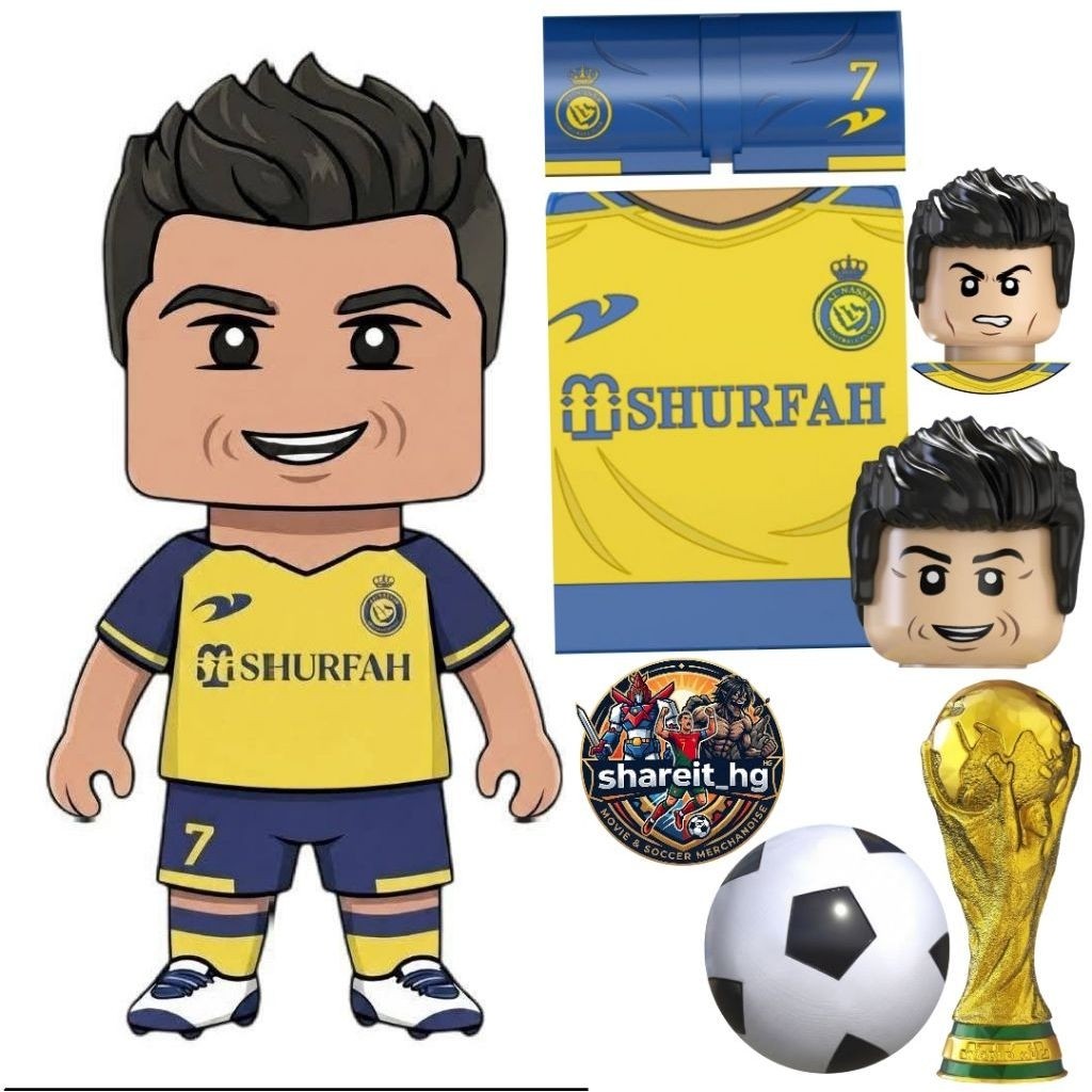 Action figure mini, Cristiano Ronaldo Al Nassr