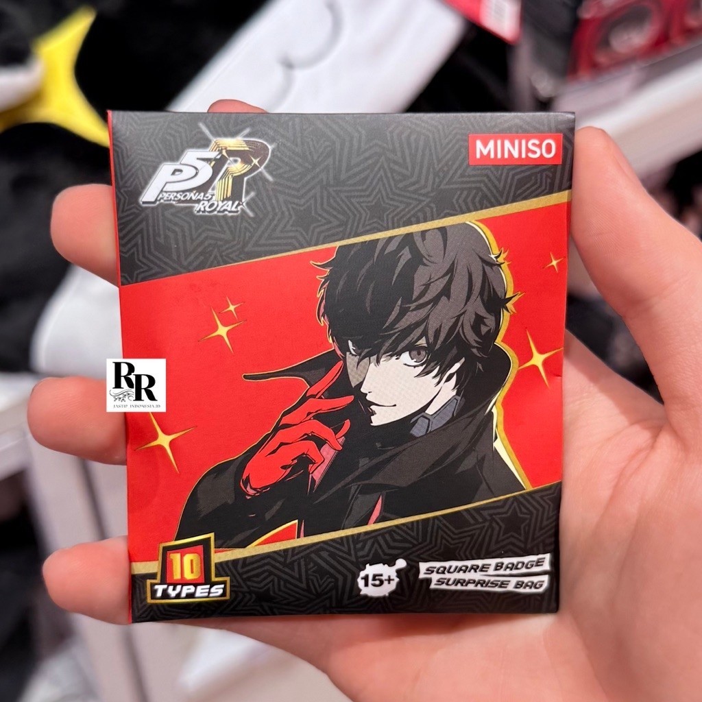 Miniso x Persona 5 - Pin Bros / Persona 5 Royal Square Badge Surprise Bag