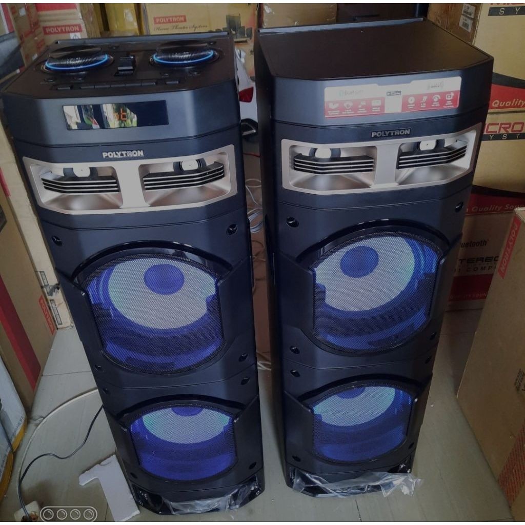 SPIKER AKTIF POLYTRON PAS 10D28 ORIGINAL Bass Speaker Bluetooth Speker Wireless