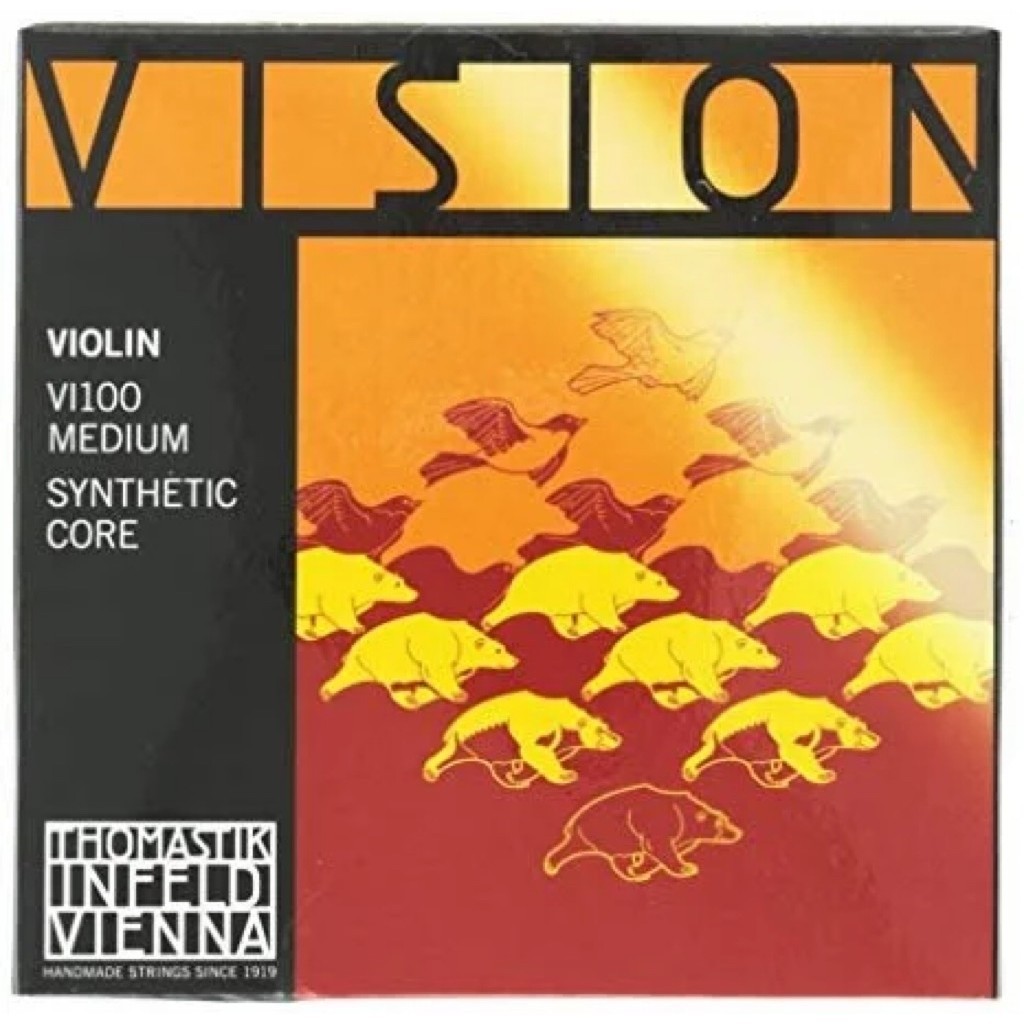 Senar 4/4 - 1/2 Thomastik-Infeld Vision VI100 Violin Strings – Focused, Clear & Brilliant