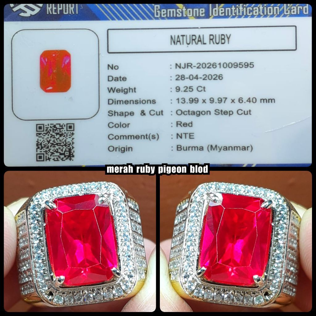 ruby burma kotak pigeon blod HQ