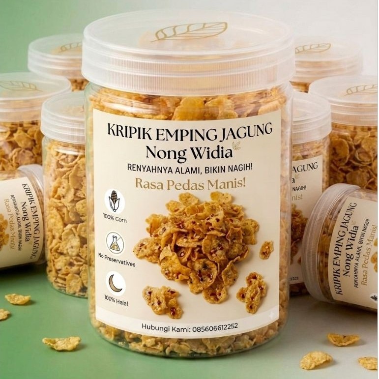 Emping Jagung Pedas