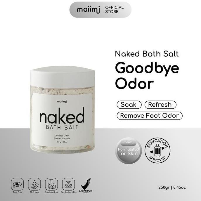 Maiimi - Naked Bath Salt: Goodbye Odor | Bath Salt | Garam Mandi