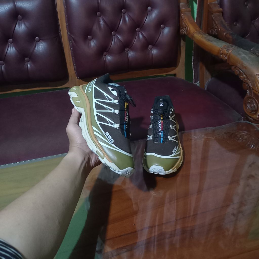 SALOMON XT-6 RECUT WREN KANGAROO | SEPATU OUTDOOR TRAIL RUNNING HIKING TREKKING | SEPATU SPORTSTYLE 