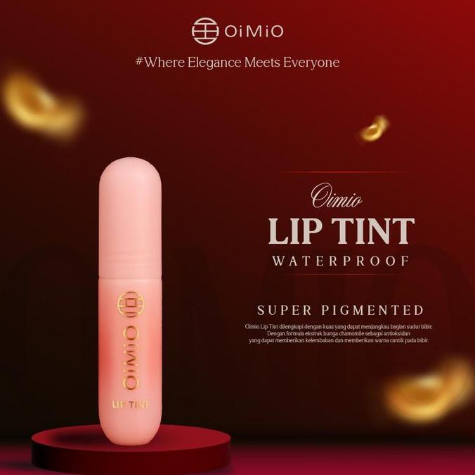 kyloup - oimio lip tint waterproof dengan 6 pilihan warna super pigmented dan tahan lama untuk bibir