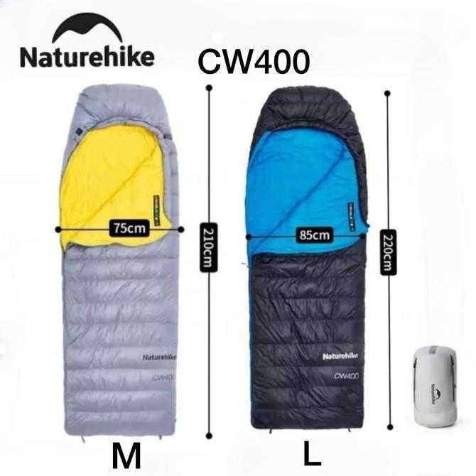 Sleeping bag naturehike CW400 NH18C400-D duck down mummy