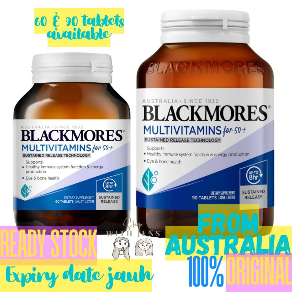 Blackmores Multivitamin For 50+ Sustained Release 60 / 90 Tablets Blackmores