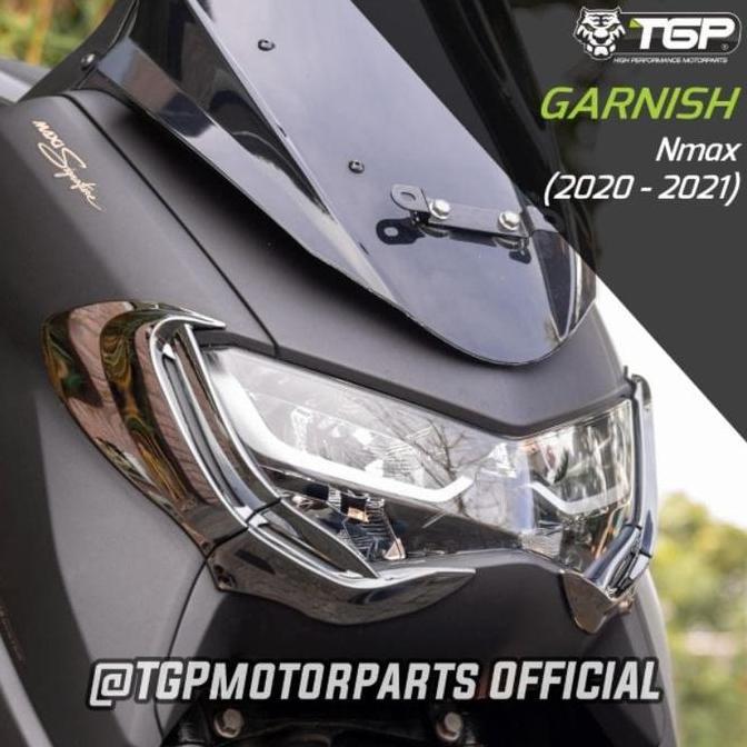 Tgp Garnish Lampu Depan Nmax New 155 2020-2021 Cover List Headlamp