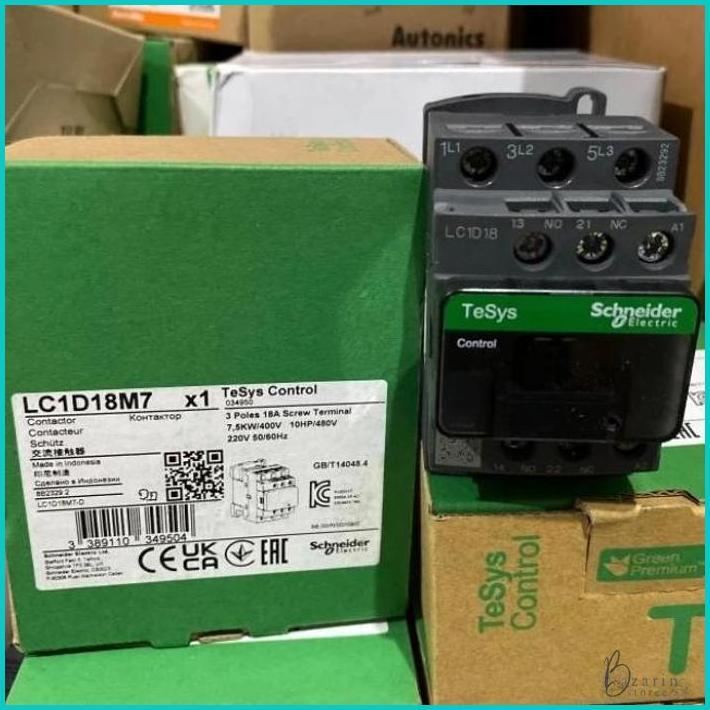 KONTRAKTOR SCHNEIDER LC1D18M7 LC1D18F7 LC1D18Q7 LC1D18B7 LC1D18E7 ORIGINAL TERMURAH