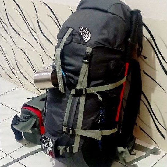 Ransel Camping_TNF (costum)_second 60 L baru 2 kali pakai