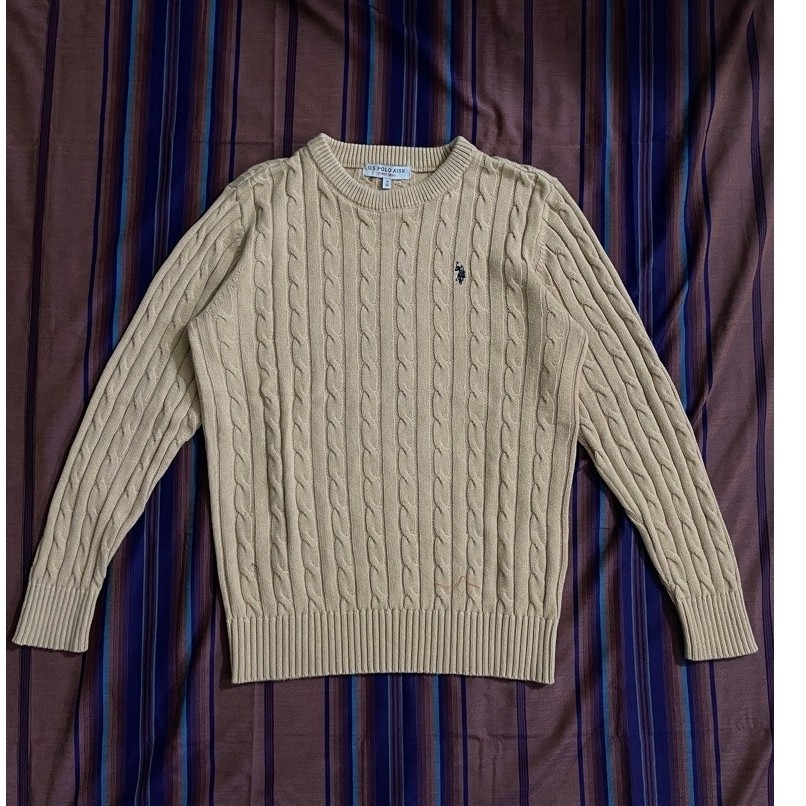 Cable Knit USPA Beige