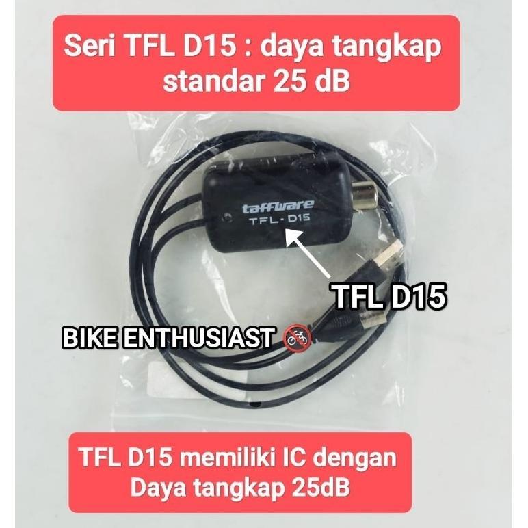hot deals tfl-d15 taffware penguat sinyal antena tv digital penguat sinyal tv digital antena booster
