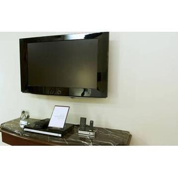 big promo tv bracket metal 75 x 75 pitch untuk 14-22 inch monitor & tv black