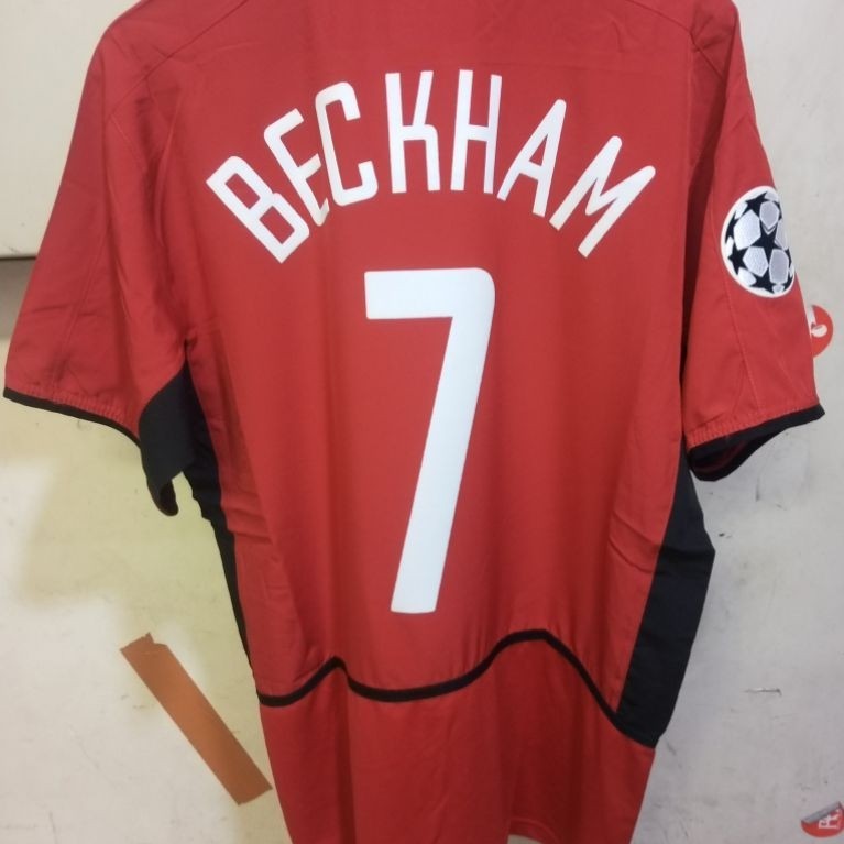 Official retro long sleeve mu home winner bpl 98-99 nameset velvet ini size smlxl aja.