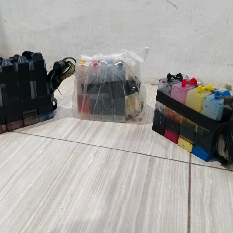 Tabung tinta infus printer Epson, Brother, Canon second, bekas, preloved, copotan, Ready stock