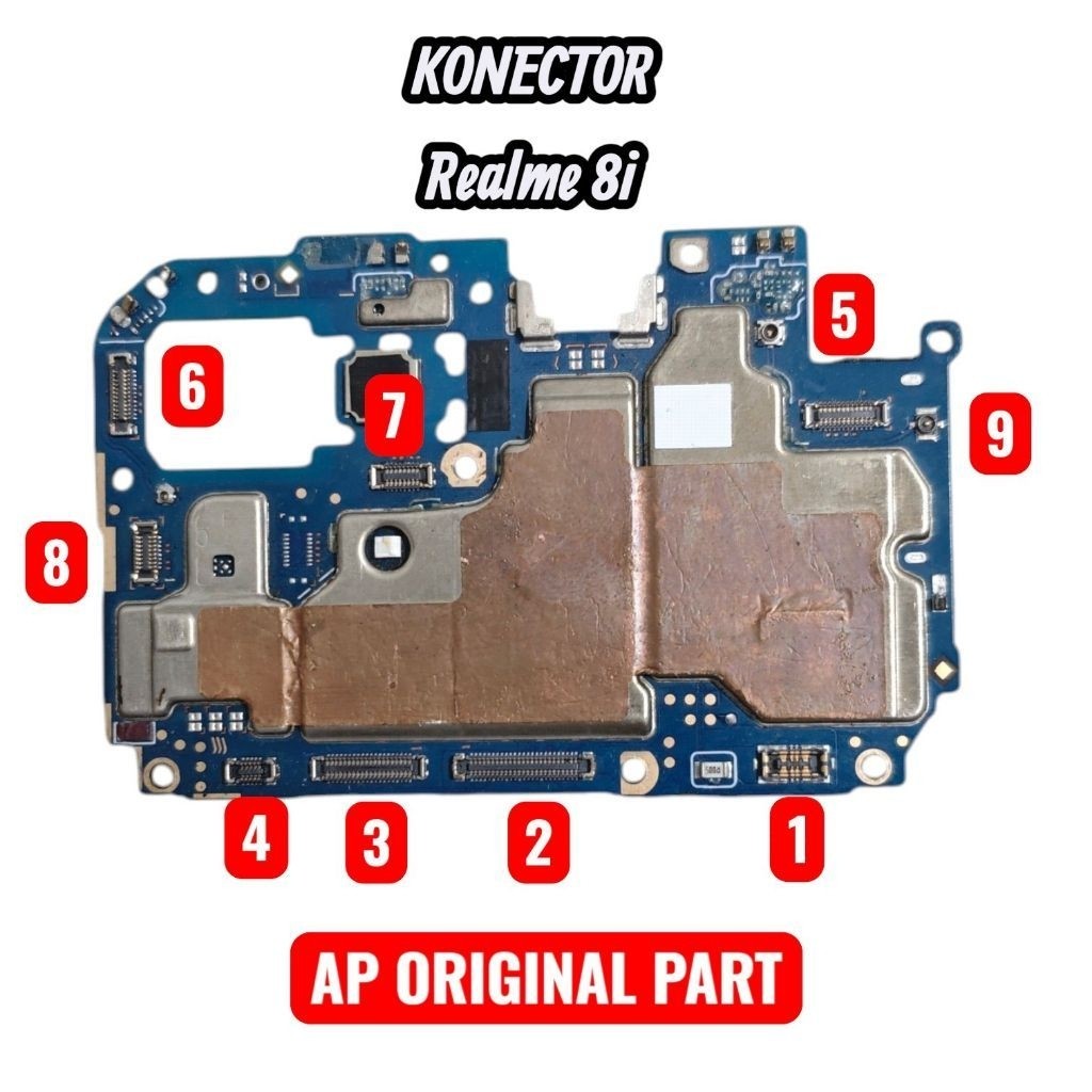 KONECTOR LCD Realme 8i Con Batrei,kamera 100% Original Copotan